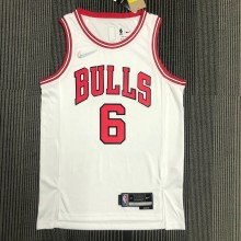 Chicago Bulls White #6 CARUSO 1:1 Quality NBA  Season Jerseys  75 Year