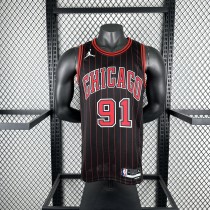 Chicago Bulls JORDAN Black  #91 RODMAN  1:1 Quality NBA Jerseys 2026