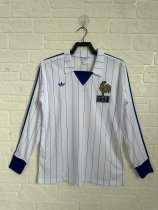 Retro France Home long  1:1 Quality Soccer Jersey   1980-1982