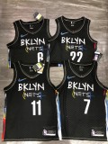 Brooklyn Nets City Edition graffiti Black #7 DURANT 1:1 Quality NBA  Season Jerseys 2021