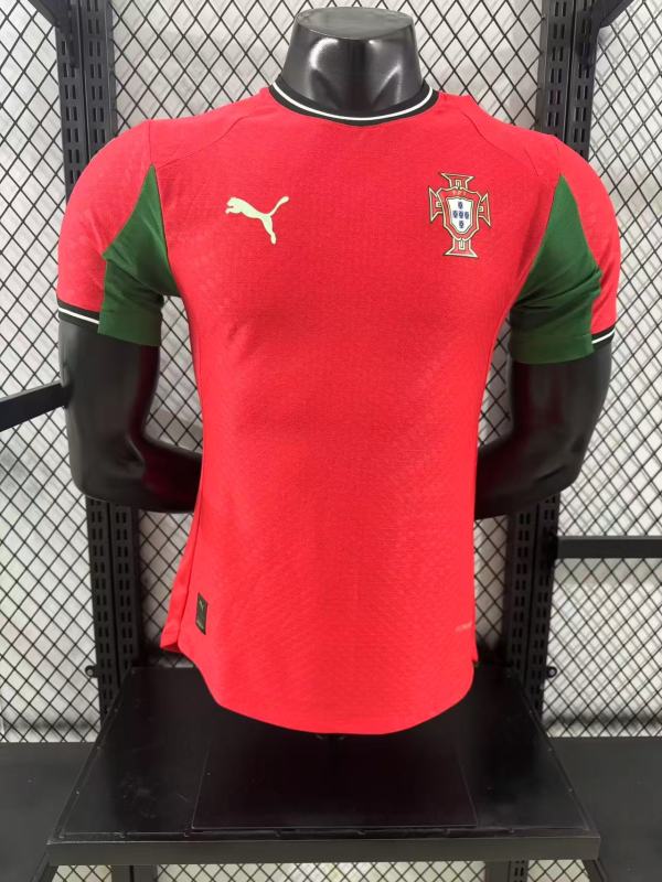 Portugal home Player  football  1:1 Quality Soccer Jersey  25-26