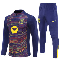 Barcelona  Training  Tracksuit  Long white (Kids And Man )  1:1  25-26