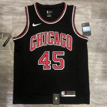 Chicago Bulls Black #45 JORDAN 1:1 Quality NBA  Season Jerseys