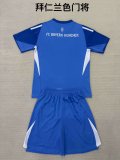Bayern Munich  Goalkeeper BLUE   Fans Kits  1:1 Quality Soccer Jersey  25-26 (kids and man )