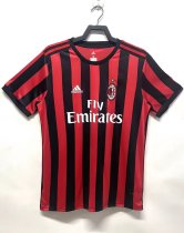 Retro AC home fans 1:1 Quality Soccer Jersey   2017-2018
