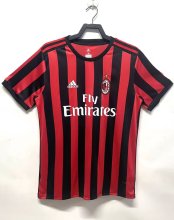 Retro AC home fans 1:1 Quality Soccer Jersey   2017-2018