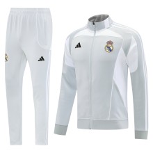 Real Madrid   Grey Jacket  Tracksuit  1:1  25-26