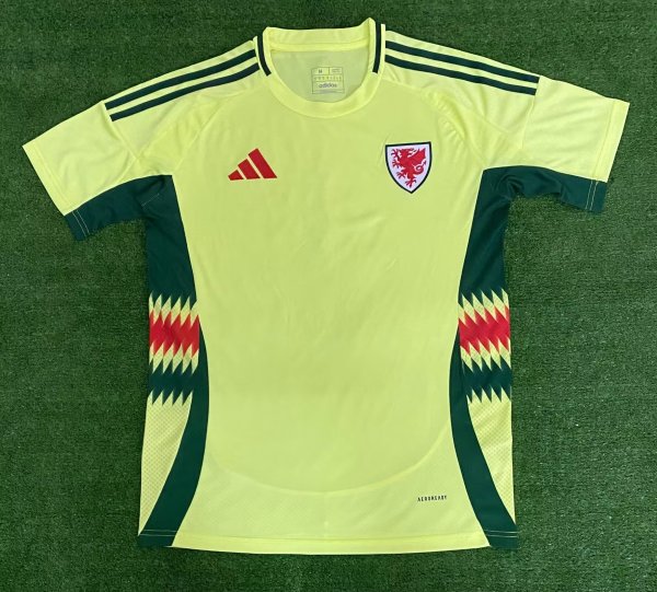 Welsh away Fans 1:1 Quality Soccer Jersey  24-25