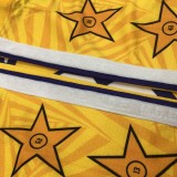 Los Angeles Lakers  V-Neck  Yellow with star  Kobe #8 BRYANT  1:1 Quality NBA Season Jerseys