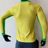 Brazil Home Long Sleeve Player 1:1 24-25