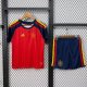Spain Home Fans Sets with pants 1:1 Quality Soccer Jersey 26-27（2026）