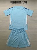 Germany goalkeeper Kids 1:1 Quality Soccer Jersey  24-25