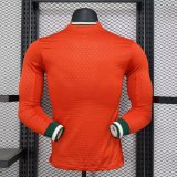 Portugal home Long sleeves Player  1:1 Quality Soccer Jersey  25-26
