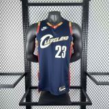 New York Knicks Black #23 JAMES NBA Jerseys  25-26