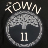 Golden State Warriors Black V-Neck City  Edition   #11 THOMPSON 1:1 Quality NBA Season Jerseys 2019