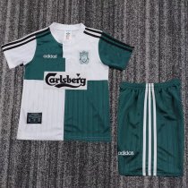 Retro Liverpool  Away Kids   1:1 Quality Soccer Jersey 1995-1996