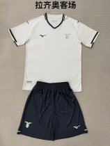 Lazio Away kids 1:1 Quality Soccer Jersey   25-26