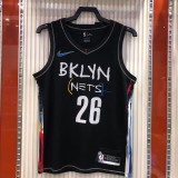 Brooklyn Nets City Edition graffiti Black #26 DINWDDIE 1:1 Quality NBA  Season Jerseys 2021