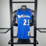 Retro Washington Wizards  Blue #23 JORDAN 1:1 Quality NBA  Season Jerseys 2001-2002