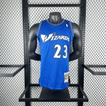 Retro Washington Wizards  Blue #23 JORDAN 1:1 Quality NBA  Season Jerseys 2001-2002
