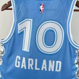 Cleveland Cavaliers Blue City Edition #10 GARLAND 1:1 Quality NBA  Season Jerseys 2025