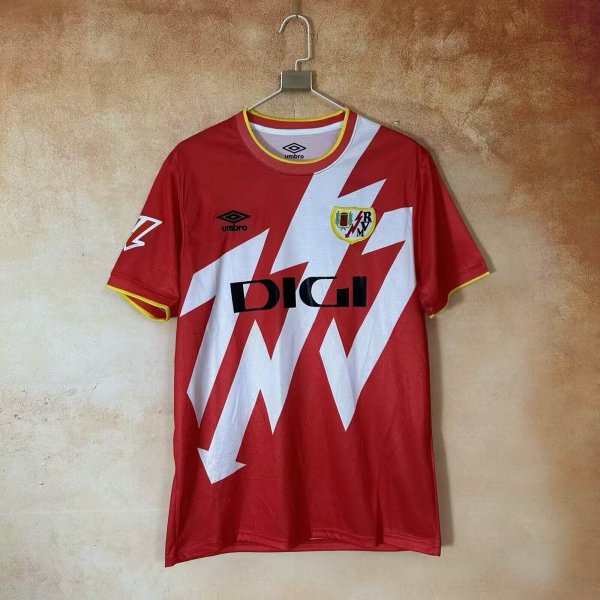 Rayo Vallecano Away Fans   1:1 Quality Soccer Jersey   25-26