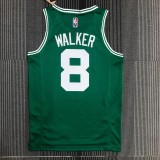 Retro Boston Celtics 75 Year Green  #8 WALKER 1:1 Quality NBA Jerseys