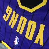 Los Angeles Lakers Purple #0 YOUNG 1:1 Quality NBA Season Jerseys 2018
