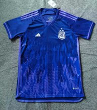 Argentina Away Fans 3 Stars  1:1 Quality Soccer Jersey   2022