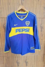 Retro Boca Juniors Home long  Fans 1:1 Quality Soccer Jersey  2003-2004