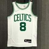 Retro Boston Celtics 75 Year White #8 WALKER 1:1 Quality NBA Jerseys
