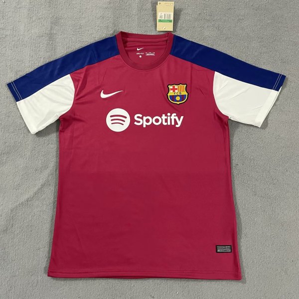 Barcelona  Training Clothes Pink fans  1:1 Quality Soccer Jersey 25-26