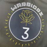 Golden State Warriors BLACK City Edition #3 PAUL 1:1 Quality NBA Season Jerseys 2023