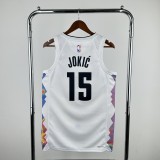 Denver Nuggets  City Edition White  #15 JOKIC 1:1 Quality NBA  Season Jerseys 2025