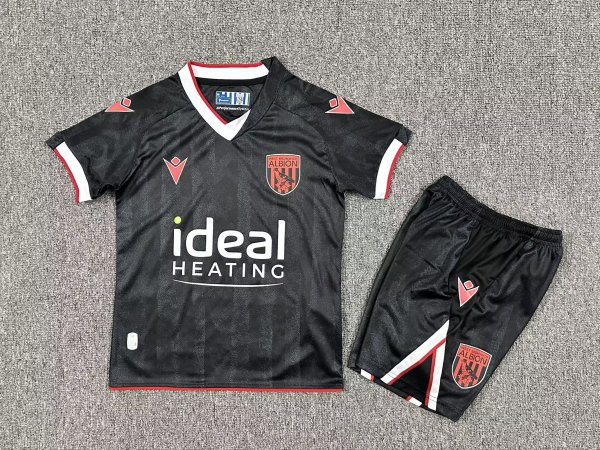 West Bromwich Albion Away Kids  1:1 Quality Soccer Jersey  25-26