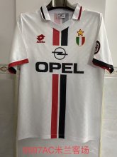 Retro AC  away 1:1 Quality Soccer Jersey  1996-1997