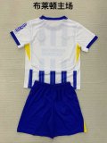 Brighton home Kids 1:1 Quality Soccer Jersey  24-25