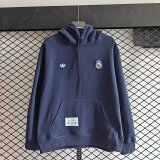 Real Madrid  Hoodie Black Blue Green  Red  Grey  White Jacket  Tracksuit  1:1 Quality Soccer Jersey  25-26