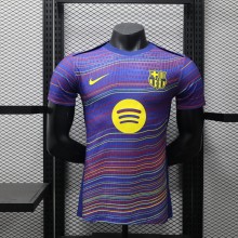 Barcelona  Pre match Uniform Player  1:1 Quality Soccer Jersey 25-26