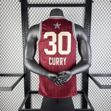 Golden State Warriors Red All-Star #30 GREEN  1:1 Quality NBA Season Jerseys 2024