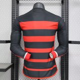 Flamenco home Long sleeves player  1:1 Quality Soccer Jersey   24-25