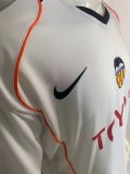 Retro Valencia Home 1:1 Quality Soccer Jersey   2004-2005
