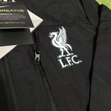 Liverpool Windbreaker  Interchange Jacket Black  White 1:1 Quality Soccer Jersey  25-26