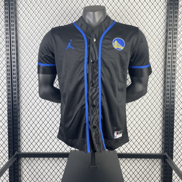 Golden State Warriors Black   1:1 Quality baseballSeason Jerseys