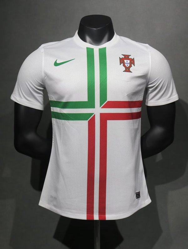 Retro Portugal player Away 1:1 Quality Soccer Jersey  2012