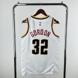 Denver Nuggets White  #32 GORDON 1:1 Quality NBA  Season Jerseys 2023