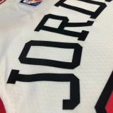 Chicago Bulls White #23 JORDAN 1:1 Quality NBA  Season Jerseys  75 Year