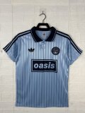 Adidas Clover T-shirt  Blue Fans 1:1 Quality Soccer Jersey  25-26