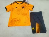 Roma Away Kids 1:1 Quality Soccer Jersey 25-26