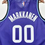 Utah Jazz  Purple #00 MARKKANEN 1:1 Quality NBA  Season Jerseys 2026